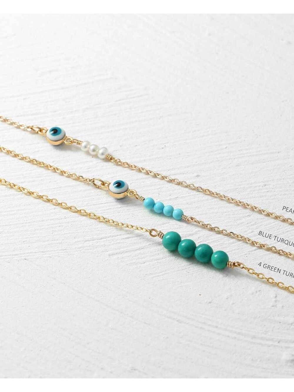 Anklet for Women Gold Chain 14K Gold Plated Dainty Boho Beach Summer Simple Foot - Picture 2 of 7